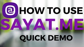 How to use Sayatme  Quick Demo  Use with Instagram  Hindi [upl. by Maguire]