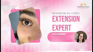 Recensione corso quotExtension ciglia expertquot Clara di Bernardo [upl. by Frydman850]