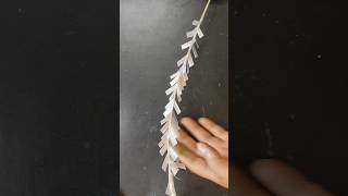 Flower Stick Making with paper Ribbon flowerdecoration flowermaking paperribbon papercrafts [upl. by Oleg]