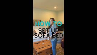 IKEA Backabro Sofa Bed How To Use [upl. by Aehsat]