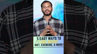 🌟Five Easy Ways to Lose Weight। Diet Exercise and Morequot🌟 [upl. by Khanna]