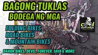 BAGONG TUKLAS BODEGA NG MGA FOLDING BIKE  MTB amp ROAD BIKE [upl. by Leunammi]