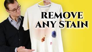 How to Remove Stains From Clothes At Home Better Than The Dry Cleaner [upl. by Samohtnhoj]