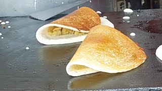 Davangere Benne Dose  Butter Masala Dosa  dosa masaladosa Streetfood [upl. by Leumek]