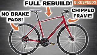 Trek FX3 Rebuild Hybrid Bike Service [upl. by Ahearn]