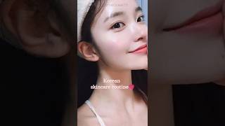 Korean skincare steps✅shortsskincare beauty [upl. by Batish]