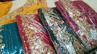 😊 वैवाहिक साड़ियां थोक दाम में प्राप्त करें । wholesale saree wholesale Lehanga Designer dressyt [upl. by Gerick]