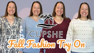 Cupshe Try On Honest Review AFFORDABLE FALL FASHION [upl. by Carleen]