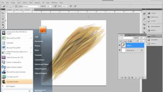 How to Create Hair with Photoshop and Maya [upl. by Jelsma68]