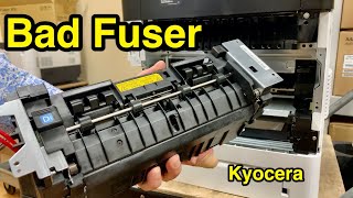 How to replace fuser on Kyocera printers  Error Code C6000 C6020 C6030 C6300 C6400 C6600 [upl. by Karola]