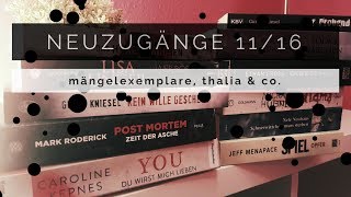 NEUZUGÄNGE  November 2016  Teil 2  Melanie liest [upl. by Cathlene]