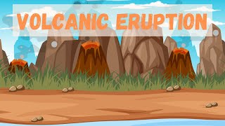 Volcanic Eruption  Animation [upl. by Stanislaus]