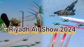 Riyadh Air Show 2024  Saudi National Day Grand Celebration [upl. by Izawa]