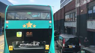 Full Route Visual  Arriva Leicester 104  Thorpe Astley to Leicester  4753 FJ06 ZSY [upl. by Annekahs903]