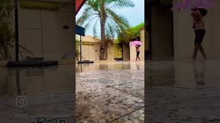 Rain in Qatar Today Insha enjoying time rain raining qatar rainsounds qatardoha qatarlife [upl. by Ojimmas533]