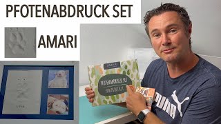 Produkttest  Pfotenabdruck Set von Amari  personalisierte Geschenke [upl. by Magnolia942]