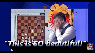 GM Peter Svidler has his MIND BLOWN by a sacrifice Sinquefield Cup 2023 [upl. by Edieh838]