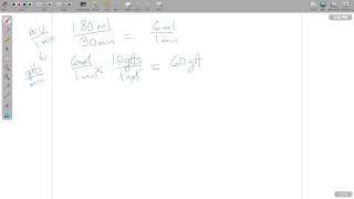 Calculate Drops per Second [upl. by Arlee]