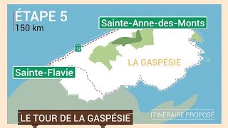 Le tour de la Gaspésie  Étape 5 de SainteAnnedesMonts à SainteFlavie  Québec maritime [upl. by Arhas]