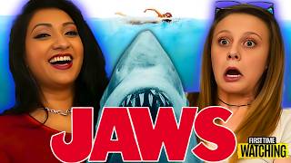 JAWS  MOVIE REACTION and COMMENTARY  First Time Watching 1975 [upl. by Deb]