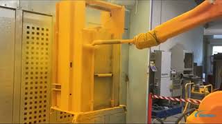 Powder Coating Plant with Nordson Robotic Application [upl. by Leilamag269]