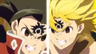 Nanatsu no Taizai Movie 2  meliodas amp zeldris vs supreme deity Full fight [upl. by Anilas]