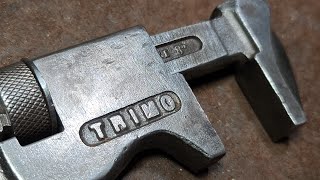 Trimont Trimo USA Vintage Adjustable Wrench Review [upl. by Vernen]