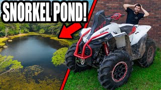 FourWheelers DESTROY My POND [upl. by Martsen]