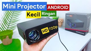 Mini Projector Android Kecil amp Ringan sudah HD 720p  Projector Mini M420H support 1080p Proyektor [upl. by Binette]