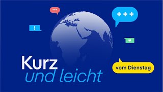 Deutsch lernen mit Videos  Kurz und leicht vom 05112024 mit deutschen Untertiteln [upl. by Niltag]