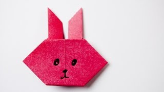 How to make an origami rabbit face [upl. by Sema]