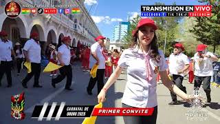 PRIMER CONVITE  CARNAVAL DE ORURO BOLIVIA 2025 [upl. by Ennair545]