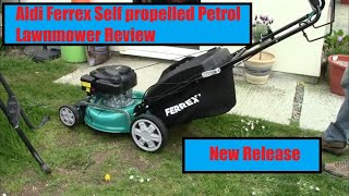 Aldi Ferrex Self Propelled Petrol Lawnmower Review [upl. by Luciana226]