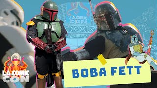 Chatting with Boba Fett Secrets of the Mandalorian Armor  LA Comic Con Exclusive [upl. by Nollahp260]