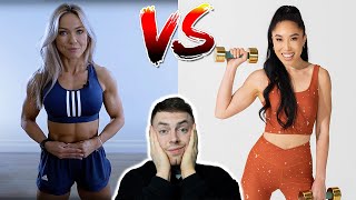 Making BAD Home Workouts BETTER  Caroline Girvan vs Blogilates [upl. by Hailahk]