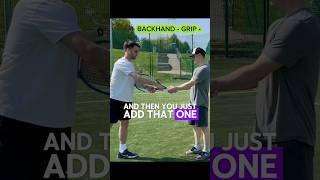 The TwoHanded Backhand Grip tennisbackhand backhand tennis tenniscoach shorts [upl. by Der]