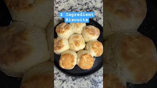 2 Ingredient Biscuits  Homemade Biscuit Recipe  Easy Light Fluffy [upl. by Guise]