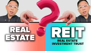 Real Estate Vs Real Estate Investment Trust REIT [upl. by Nnylyahs]