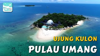 Indahnya Pulau Umang di Taman Nasional Ujung Kulon di Lihat Dari Udara [upl. by Aihsram]