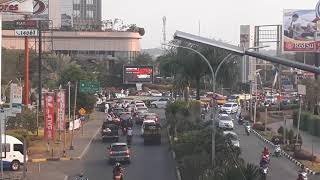 SUASANA JALAN KOTA KARAWANG DISEKITAR MALL KARAWANG CENTRAL PLAZA GALUH MAS [upl. by Eecyaj]