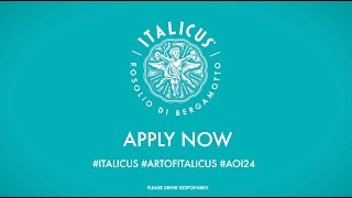 ART of ITALICUS 2024 Aperitivo Challenge is open [upl. by Anohsal605]