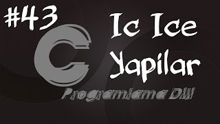 C Programlama Dersleri 43  İç içe yapılar [upl. by Peggir]