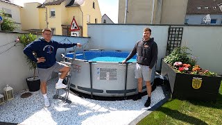 AUFSTELLPOOL STEEL PRO MAX von Bestway  Montage  Tipps amp Tricks  OC [upl. by Enneiviv]