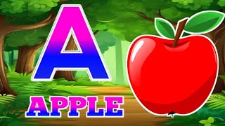 A for apple अ से अनारabcd  phonics song a for apple b for ball c for cat  abcd song  abcde134 [upl. by Rialb]