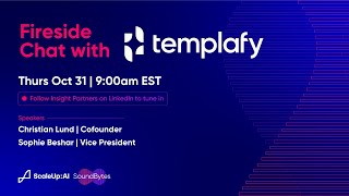 Fireside Chat with Templafy Cofounder Christian Lund and VP Sophie Beshar [upl. by Dey]