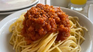 Italian Version Spaghetti with Meat Sauce [upl. by Affrica]