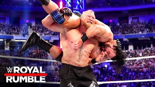 Ronda Rousey WINS WWE Royal Rumble 2022 Brock Lesnar Wins WWE Royal Rumble 2022  WrestleTalk [upl. by Aneres219]