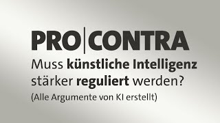 Diskussion um Künstliche Intelligenz – Ein Pro und Contra erstellt von KI selbst [upl. by Fennie]