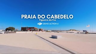 Figueira da Foz  Praia do Cabedelo 2024  DJI OSMO ACTION 4 [upl. by Concoff5]