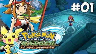 ¡Emergencia ¡Ranger al agua  Pokémon Ranger Trazos de Luz 01 [upl. by Aicilanna]